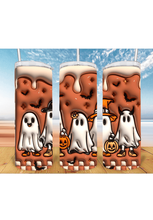 3D Halloween 20oz Tumbler Sublimation Print – Spooky & Realistic Designs 🎃👻 - KT SUBLIMATION, DTF AND MORE LLC