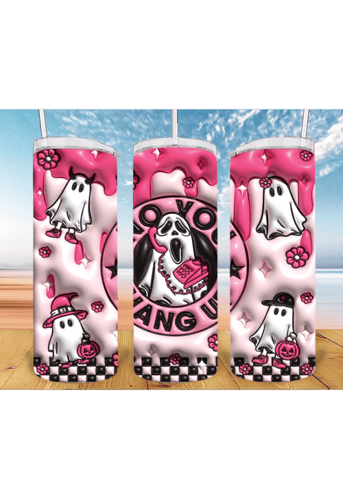 3D Halloween 20oz Tumbler Sublimation Print – Spooky & Realistic Designs 🎃👻 - KT SUBLIMATION, DTF AND MORE LLC