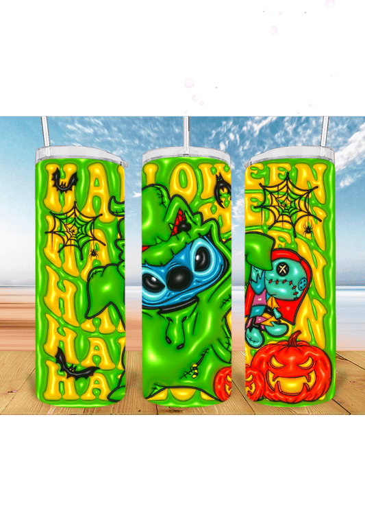 3D Halloween 20oz Tumbler Sublimation Print – Spooky & Realistic Designs 🎃👻 - KT SUBLIMATION, DTF AND MORE LLC