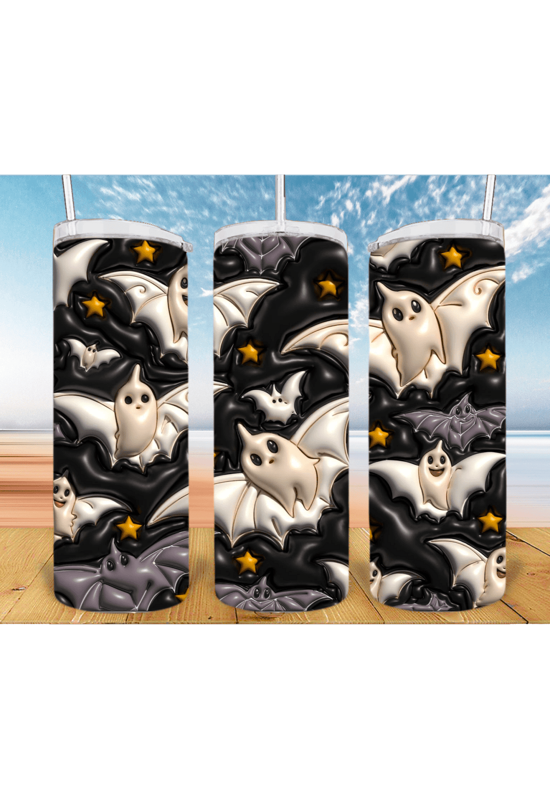 3D Halloween 20oz Tumbler Sublimation Print – Spooky & Realistic Designs 🎃👻 - KT SUBLIMATION, DTF AND MORE LLC