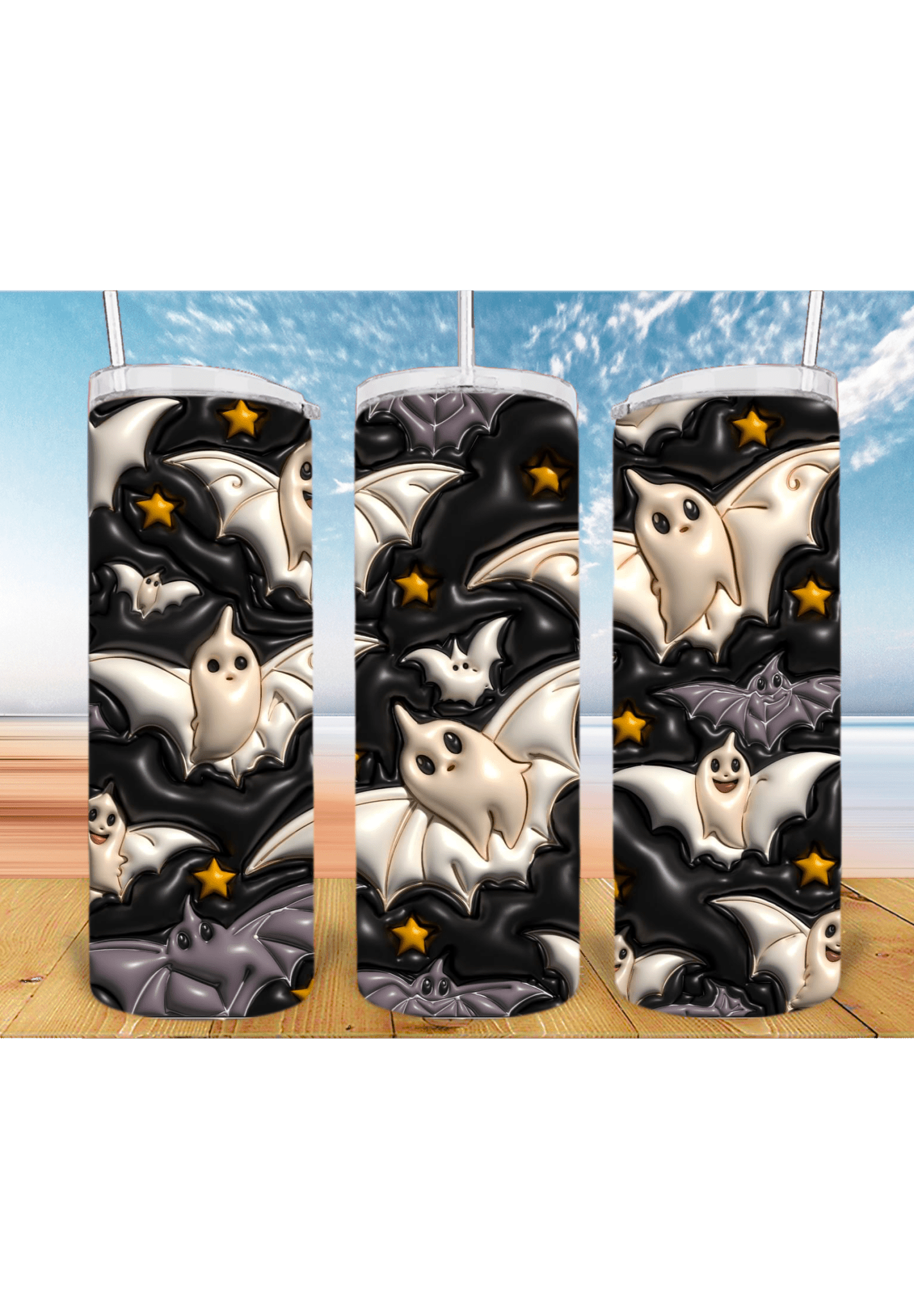 3D Halloween 20oz Tumbler Sublimation Print – Spooky & Realistic Designs 🎃👻 - KT SUBLIMATION, DTF AND MORE LLC
