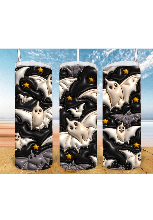 3D Halloween 20oz Tumbler Sublimation Print – Spooky & Realistic Designs 🎃👻 - KT SUBLIMATION, DTF AND MORE LLC