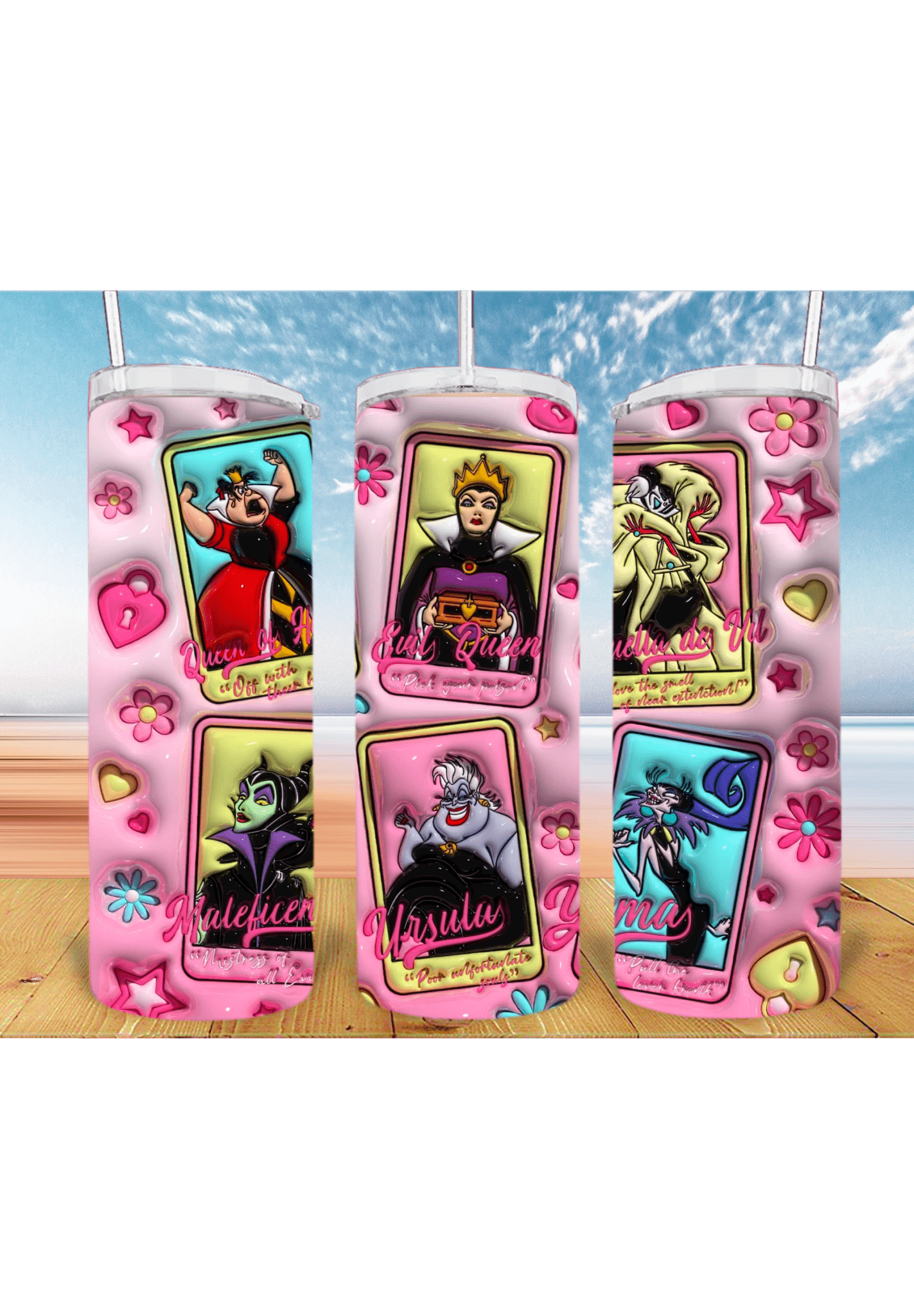 3D Halloween 20oz Tumbler Sublimation Print – Spooky & Realistic Designs 🎃👻