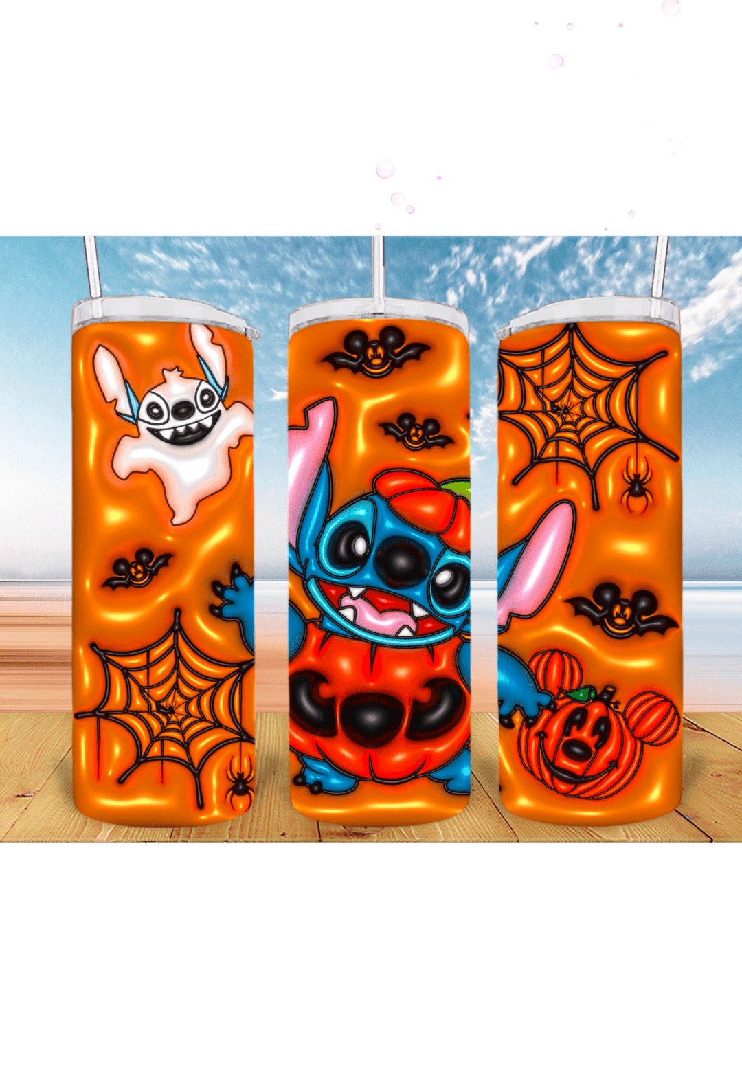3D Halloween 20oz Tumbler Sublimation Print – Spooky & Realistic Designs 🎃👻 - KT SUBLIMATION, DTF AND MORE LLC