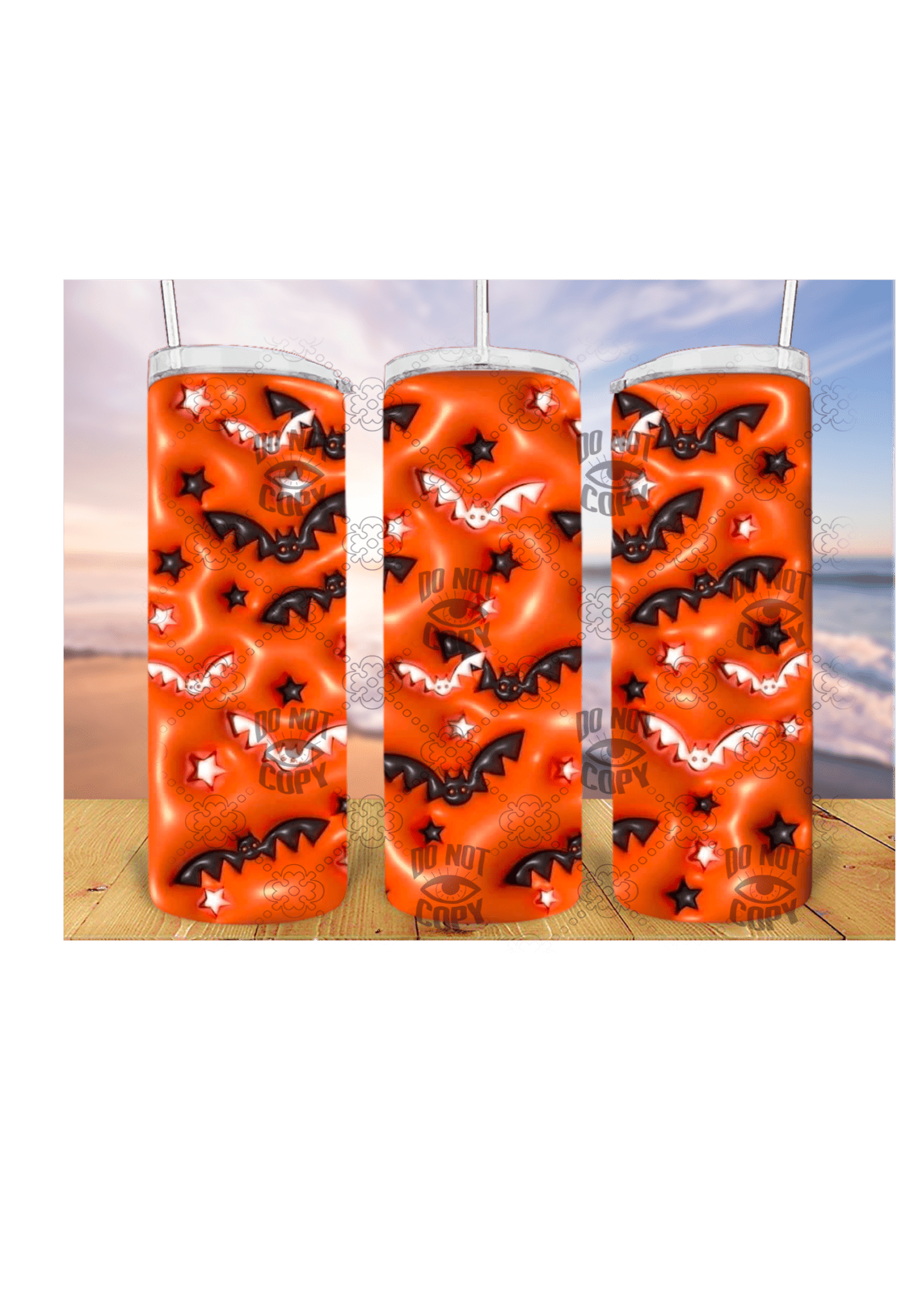 3D Halloween 20oz Tumbler Sublimation Print – Spooky & Realistic Designs 🎃👻 - KT SUBLIMATION, DTF AND MORE LLC