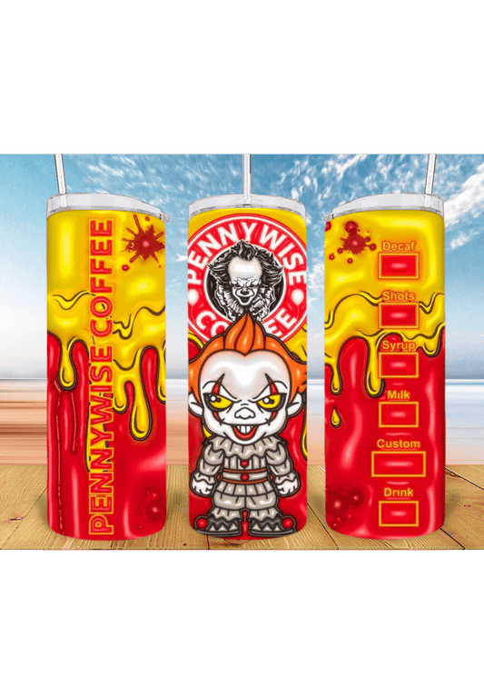 3D Halloween 20oz Tumbler Sublimation Print – Spooky & Realistic Designs 🎃👻 - KT SUBLIMATION, DTF AND MORE LLC