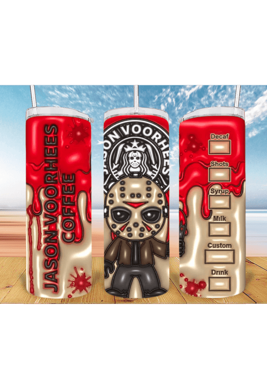 3D Halloween 20oz Tumbler Sublimation Print – Spooky & Realistic Designs 🎃👻 - KT SUBLIMATION, DTF AND MORE LLC