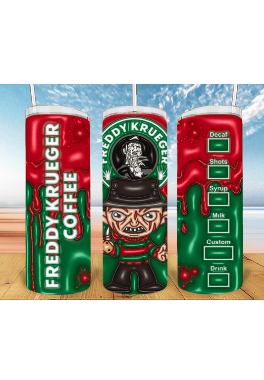 3D Halloween 20oz Tumbler Sublimation Print – Spooky & Realistic Designs 🎃👻 - KT SUBLIMATION, DTF AND MORE LLC