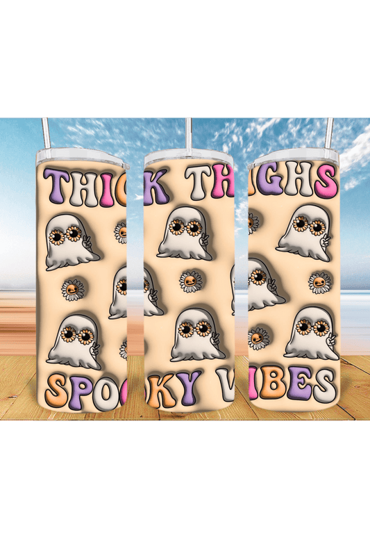 3D Halloween 20oz Tumbler Sublimation Print – Spooky & Realistic Designs 🎃👻 - KT SUBLIMATION, DTF AND MORE LLC