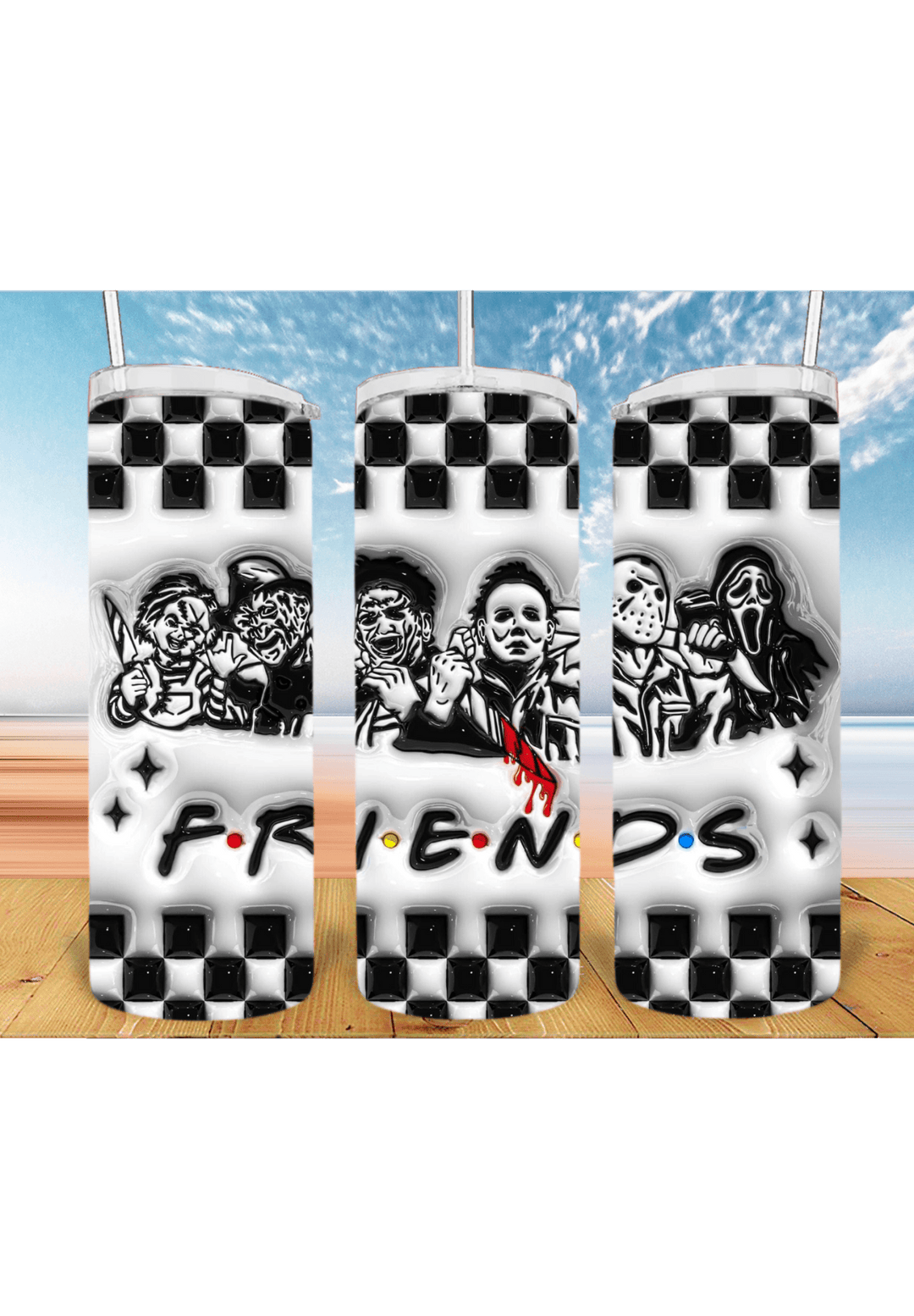 3D Halloween 20oz Tumbler Sublimation Print – Spooky & Realistic Designs 🎃👻 - KT SUBLIMATION, DTF AND MORE LLC