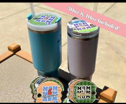 40 oz Stanley Quencher H2.0 Tumbler Name Plate SUBLIMATION BLANK - KT SUBLIMATION, DTF AND MORE LLC