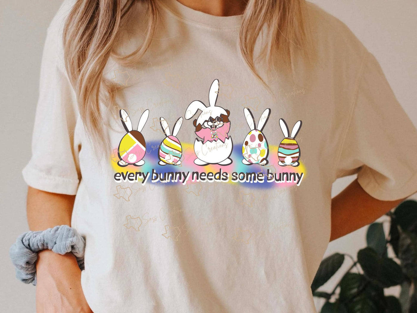 Easter DTF transfer