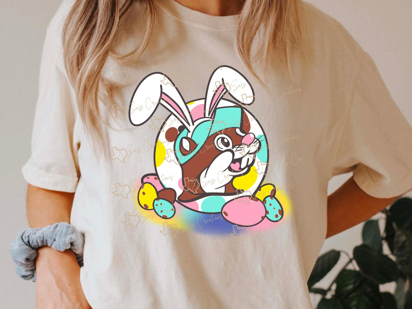 Easter DTF transfer