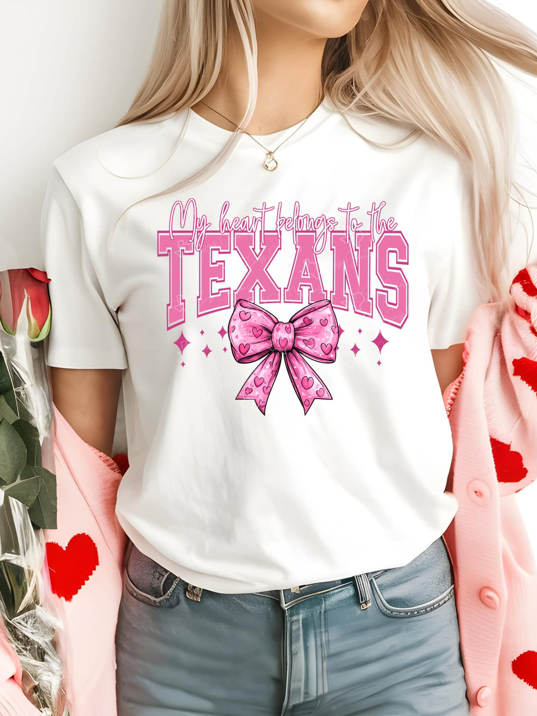 My Heart Belongs to the Texans DTF Ready to Press Transfer – Show Your Love for the Houston