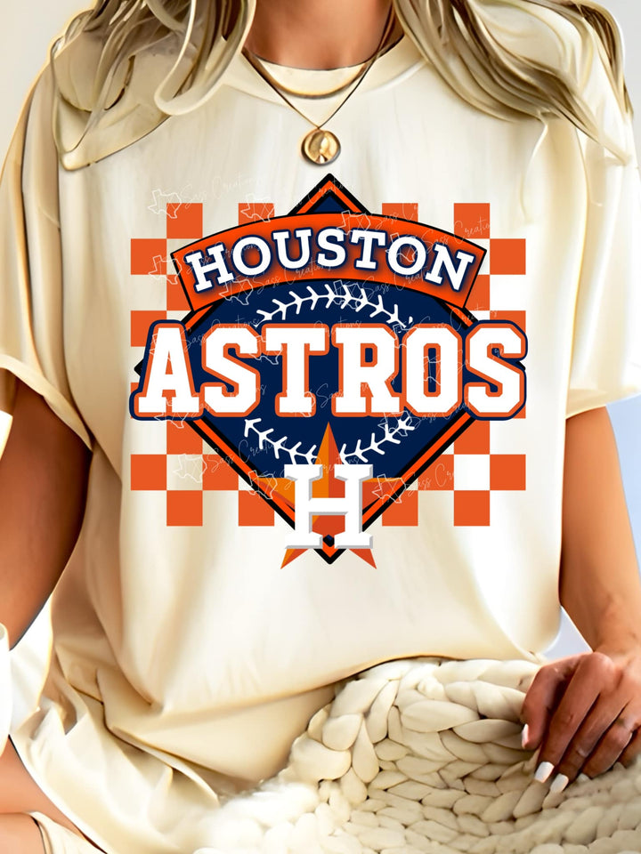 🔥⚾ Houston Astros Baseball DTF Transfer – Game Day Ready! 🧡💙