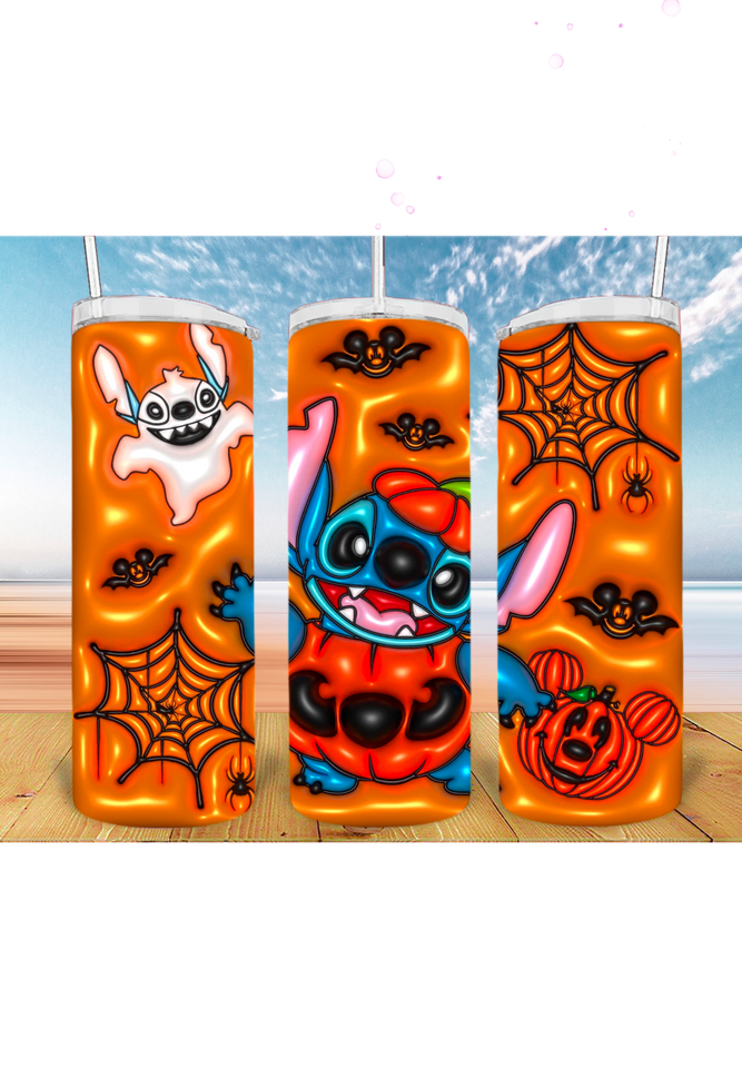 3D Halloween 20oz Tumbler Sublimation Print