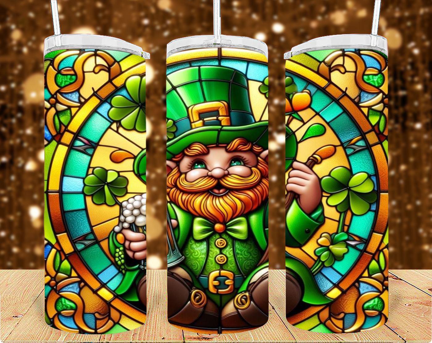 San Patrick day 20oz tumbler sublimation print
