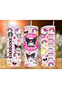 Kitty 20oz Tumbler Sublimation Print