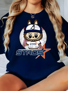 Labubu New Gear Baseball Team DTF Transfer – Game Day Ready!