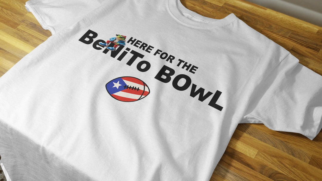 Bad Bunny Super Bowl DTF Transfer – Reggaeton Football Game Day Heat Press Design