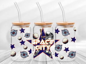Baseball Astros 16oz UV DTF Wrap – Ready to Apply!
