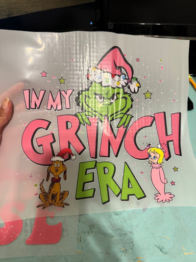 In my Grinch Era Transfer, The Grinch DTF