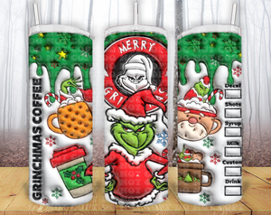 Christmas 20oz Tumbler Sublimation Print