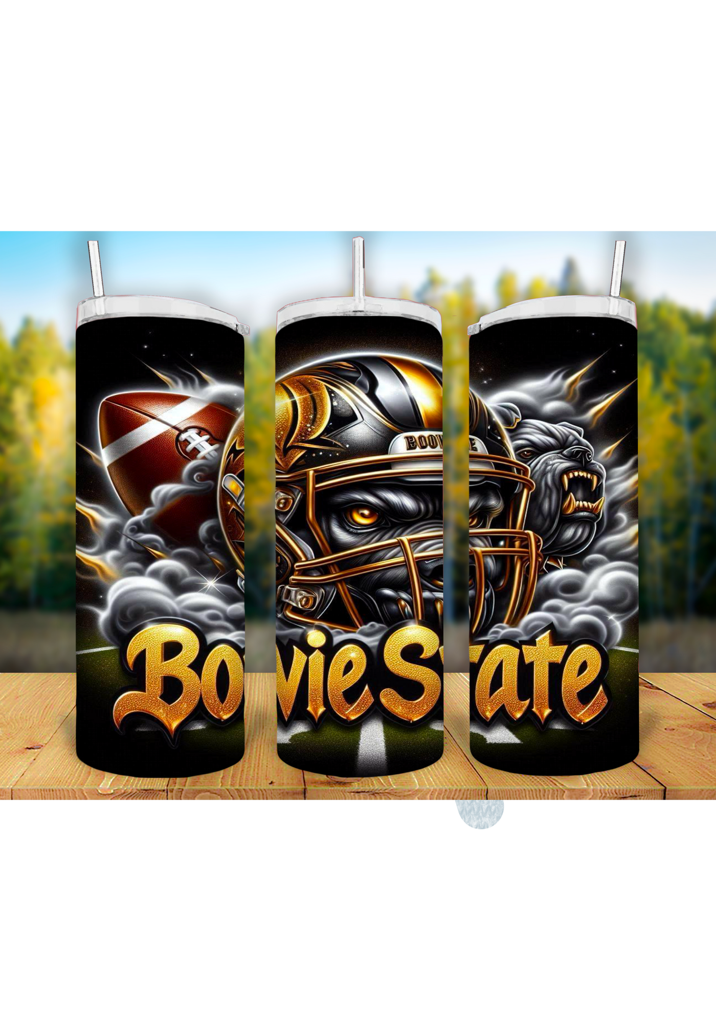 Football Game Day 20oz Sublimation Tumbler Wrap – Ready to Print for Sports Fans