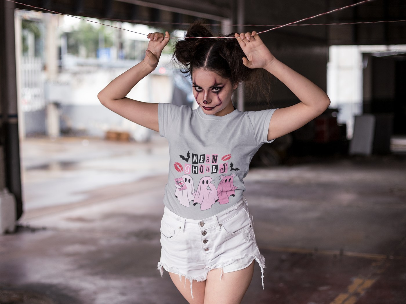 Mean Ghouls Pink DTF Ready to press Transfer
