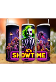 Beetlejuice 20oz Tumbler Sublimation Print