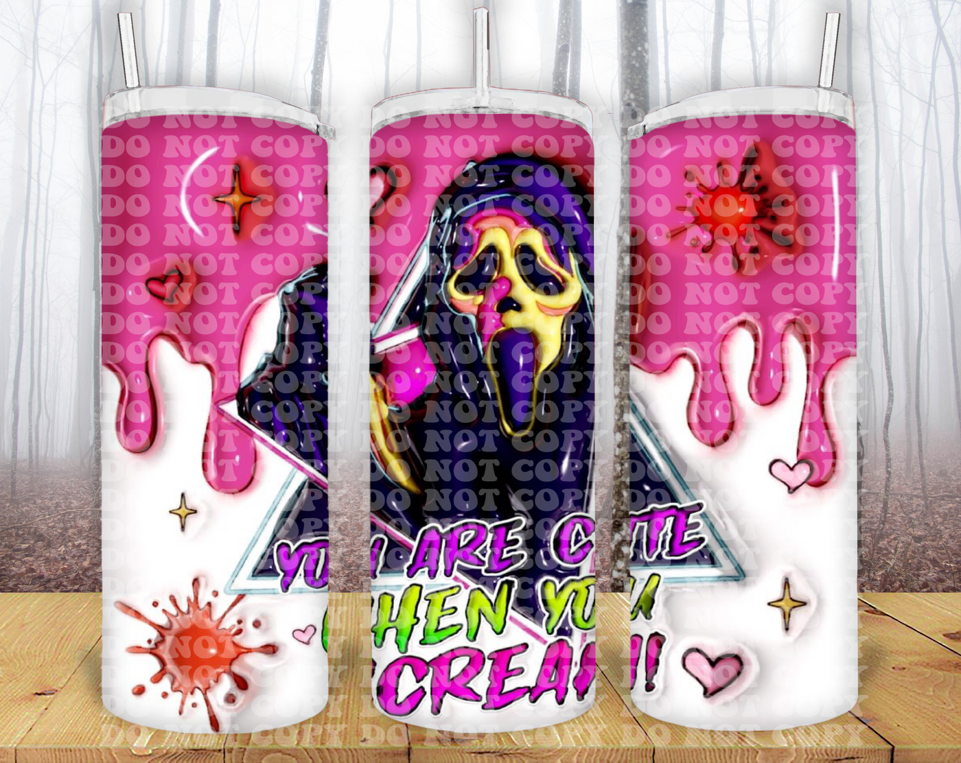 3D 20oz Tumbler Sublimation Print