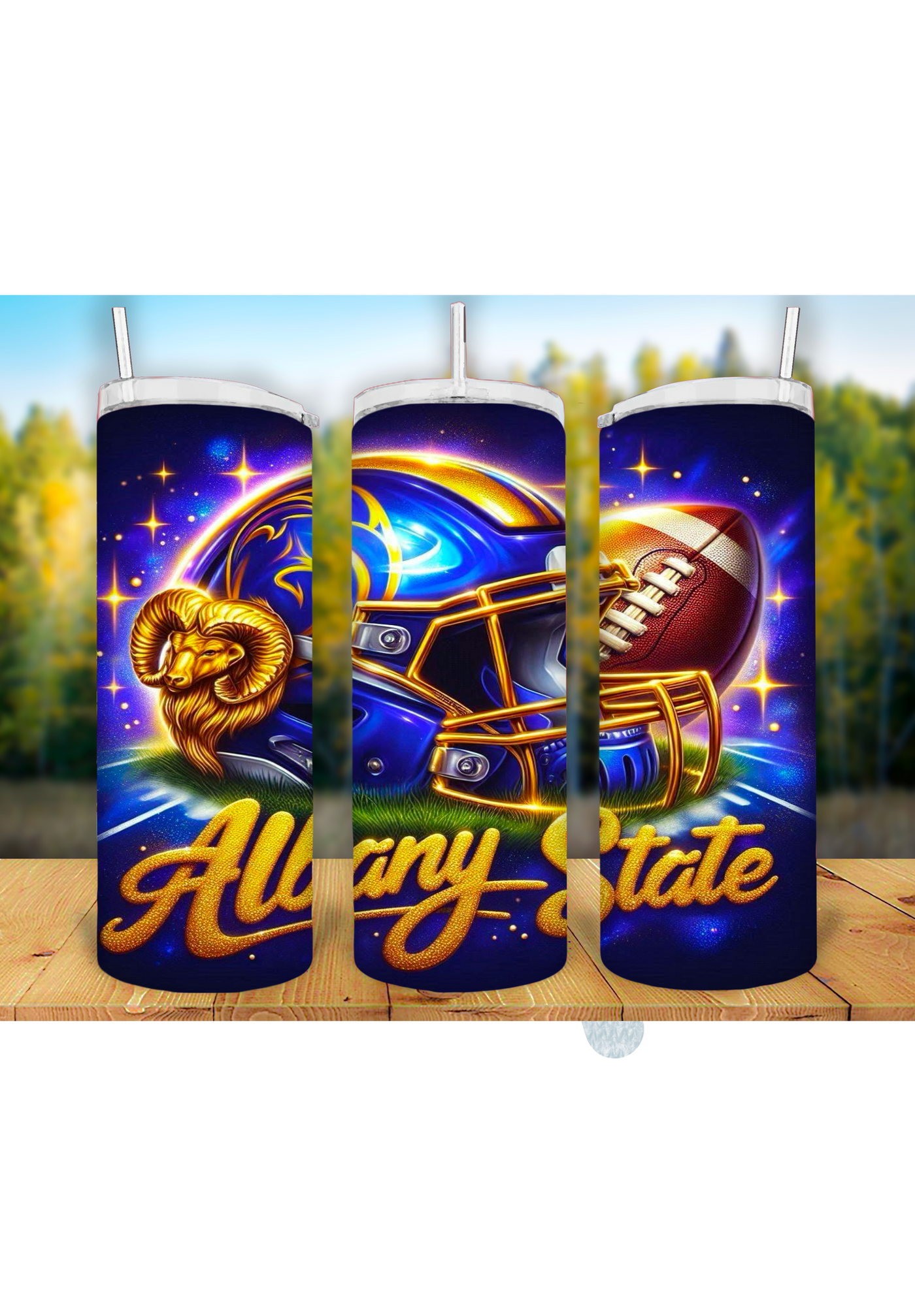 Football Game Day 20oz Sublimation Tumbler Wrap – Ready to Print for Sports Fans