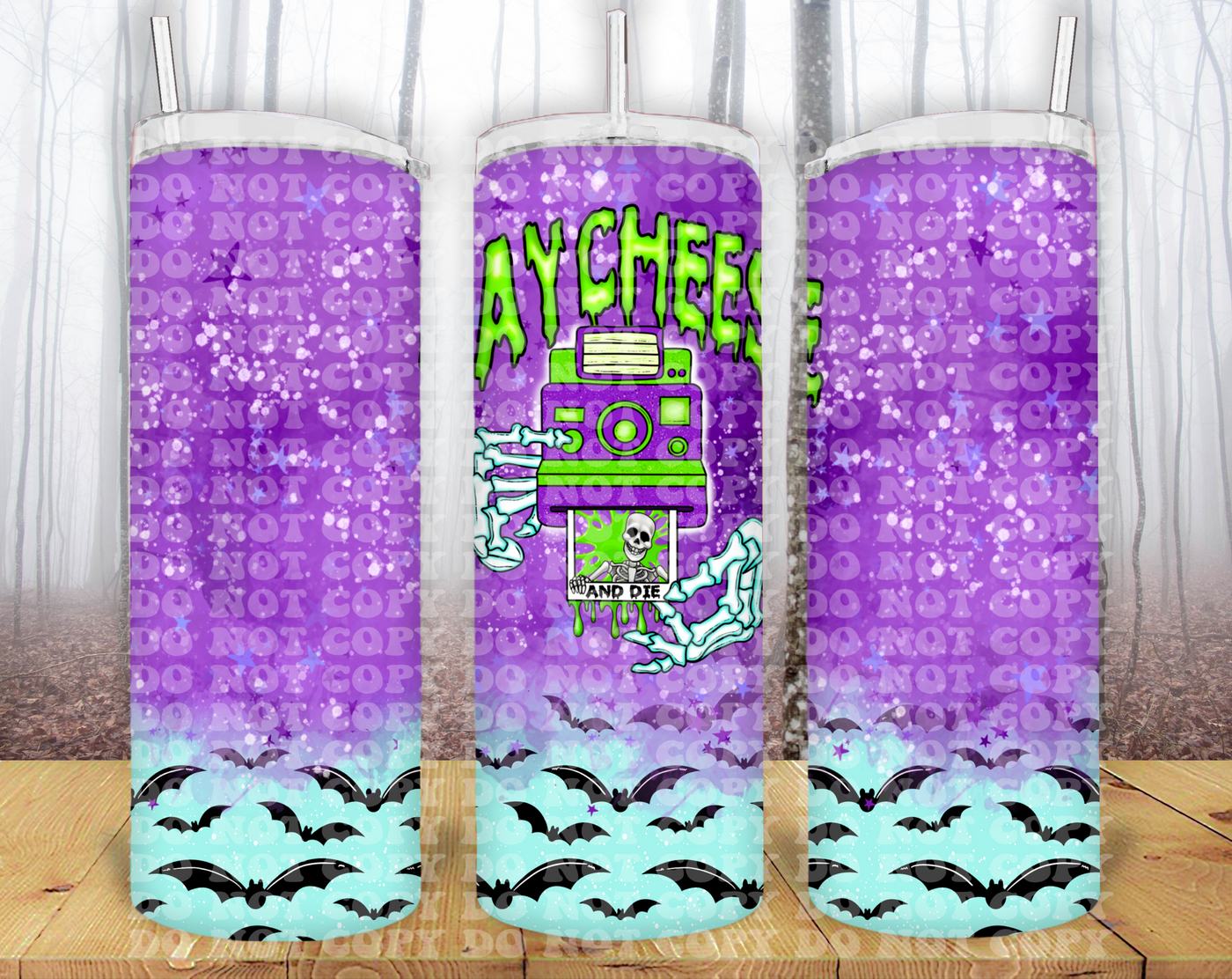 Say Cheese Goosebumps 20oz Tumbler Sublimation Print