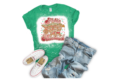 Feliz Navidad Hispanic DTF
