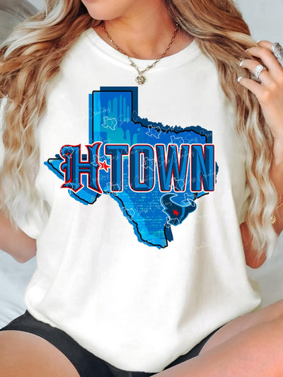 Texans DTF Transfer | Bold Fan Design

