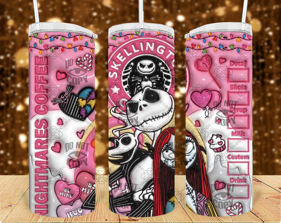 Love 20oz Tumbler Sublimation Print