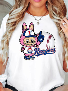 Labubu New Gear Baseball DTF Transfer | Game Day Design