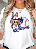 Labubu New Gear Baseball DTF Transfer | Game Day Design