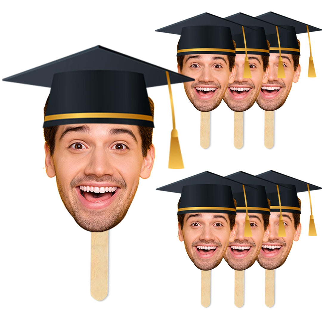 Custom Big Head Cutouts – Personalized Photo Fans for Graduation, Sports, Birthdays & Events
