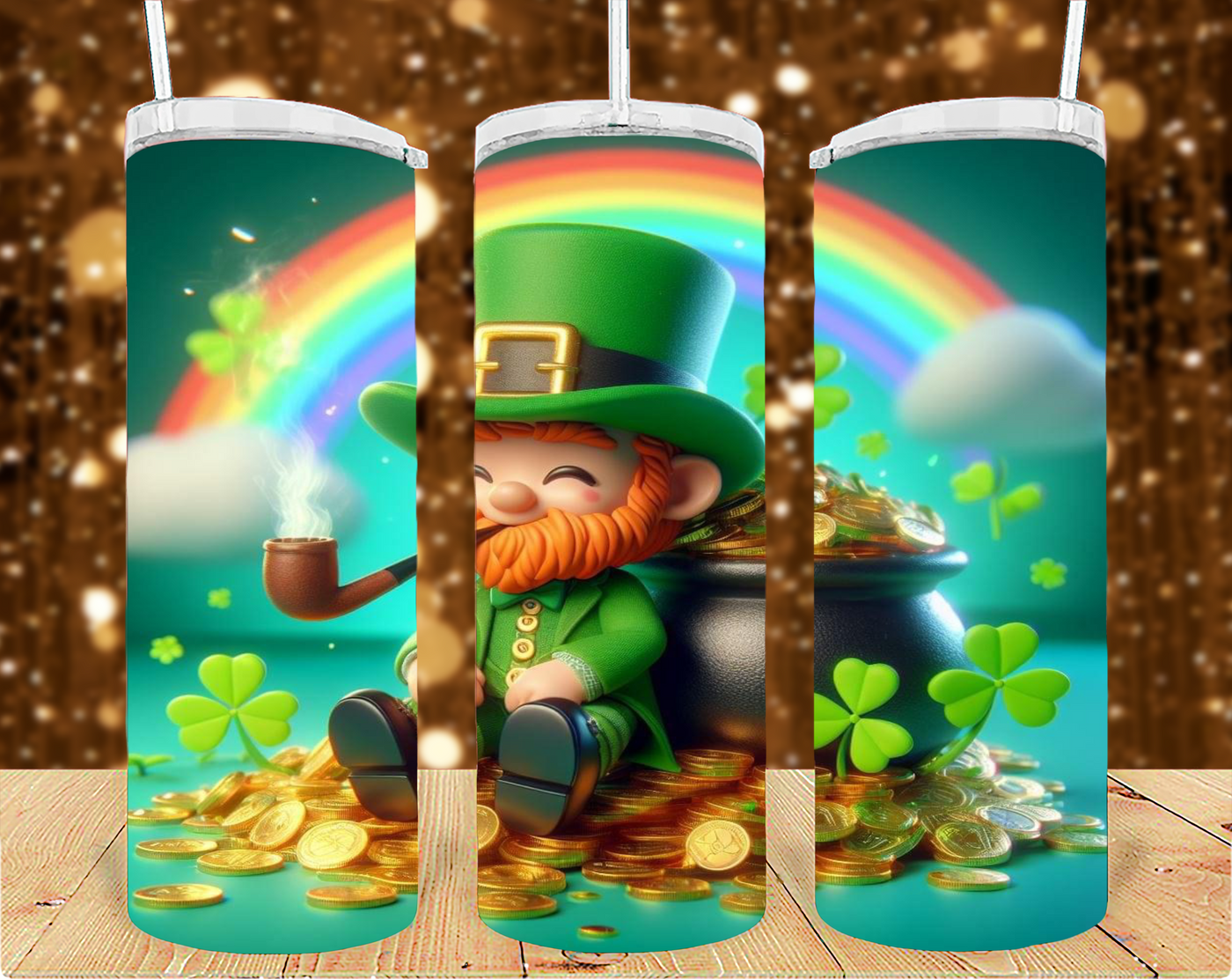 San Patrick day 20oz tumbler sublimation print