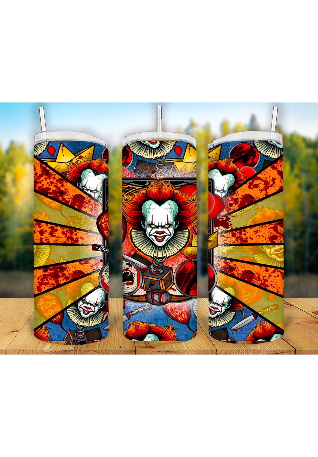 Penny wise Halloween 20oz Tumbler Sublimation Print