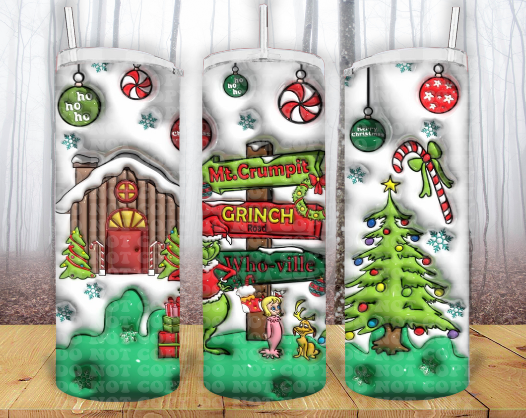 Christmas 20oz Tumbler Sublimation Print