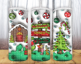 Christmas 20oz Tumbler Sublimation Print