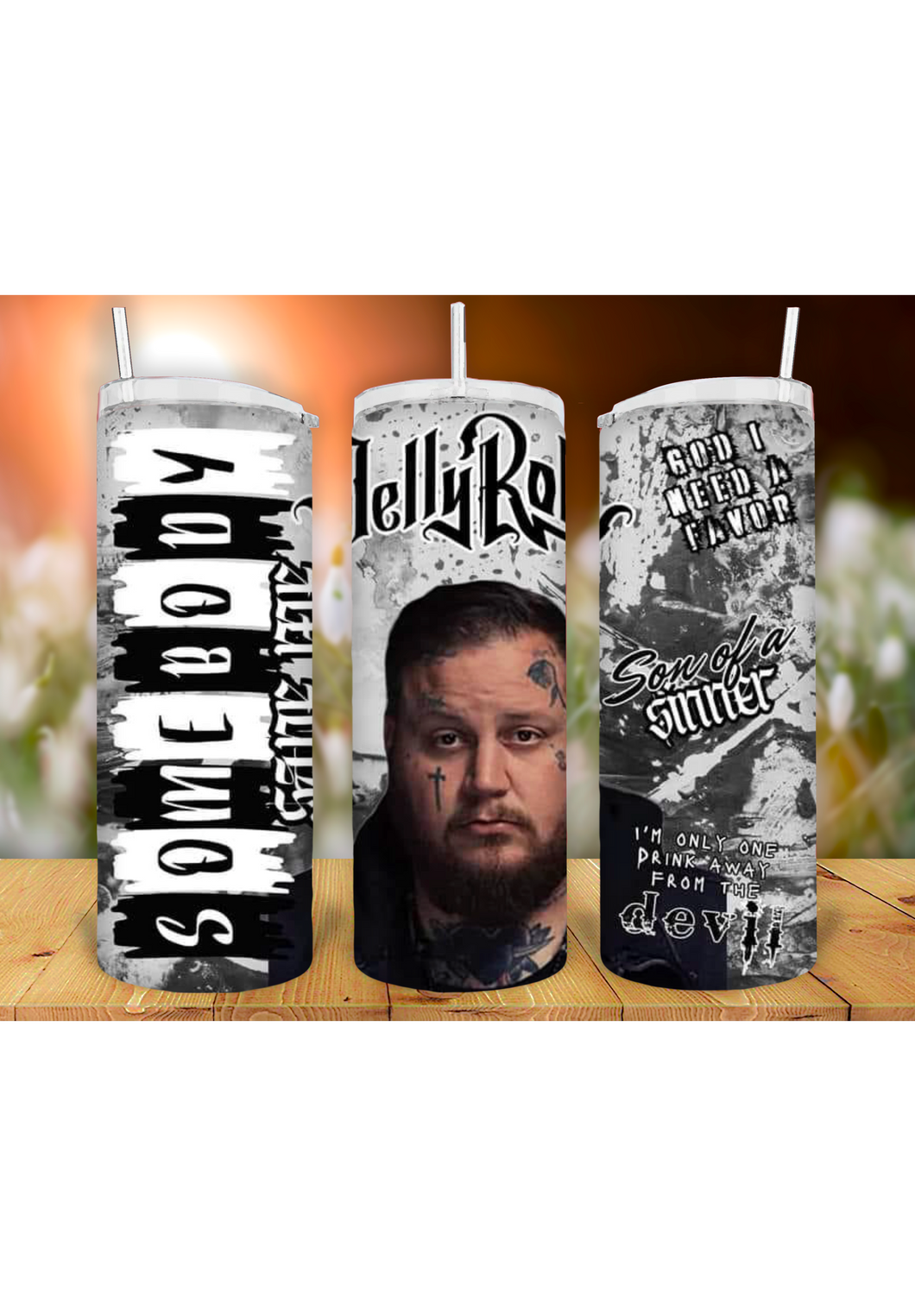 Jelly Roll  20oz sublimation print