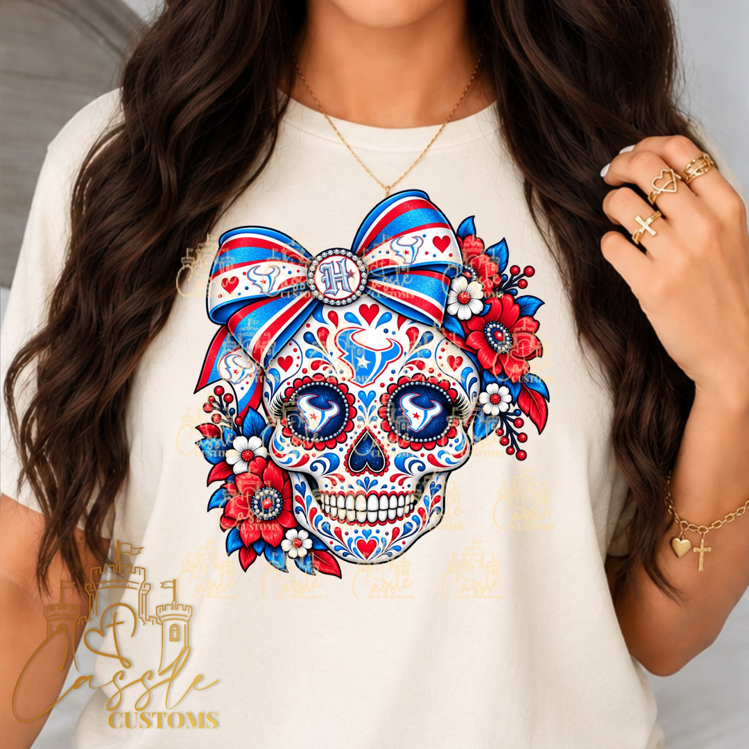 Houston Texans Catrina DTF Transfer – Ready-to-Press Design