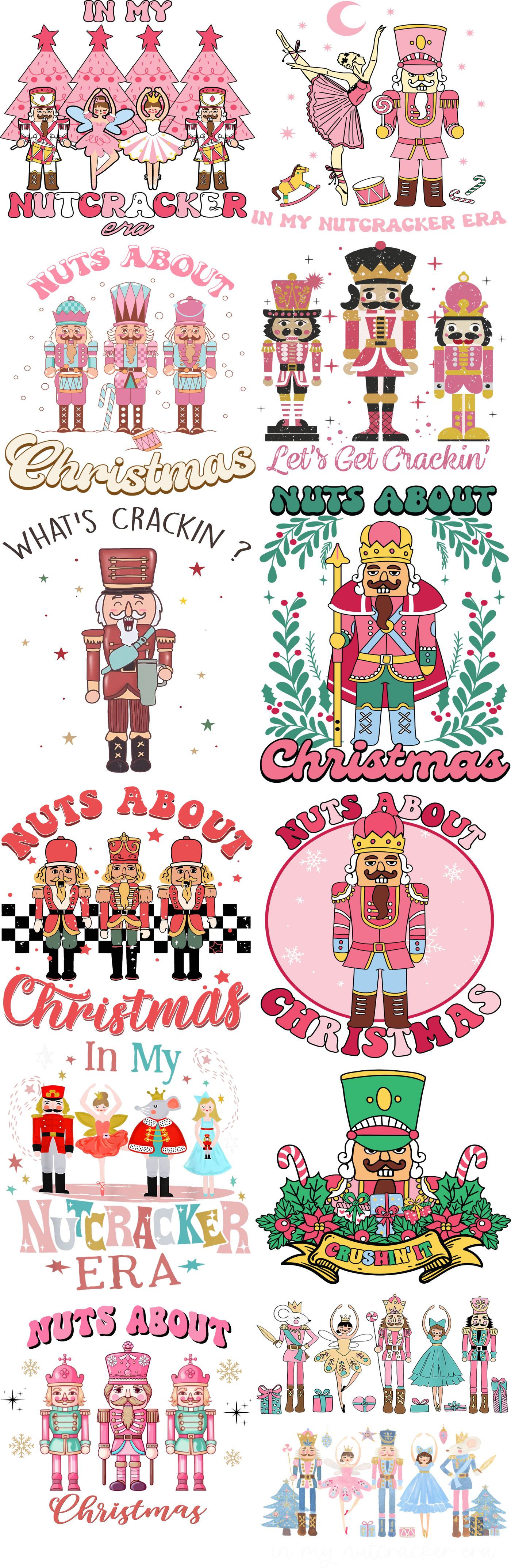 Christmas Nutcracker DTF Transfer, Custom DTF Print, Bulk DTF Transfer, Wholesale Dtf Print