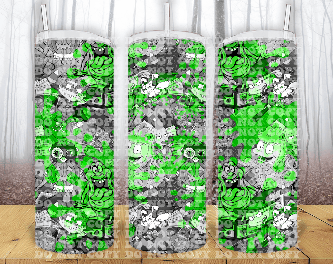 90’s Halloween 20oz Tumbler Sublimation Print - KT SUBLIMATION, DTF AND MORE LLC