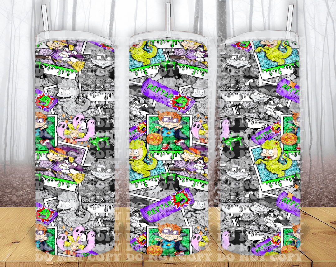 90’s Halloween 20oz Tumbler Sublimation Print - KT SUBLIMATION, DTF AND MORE LLC