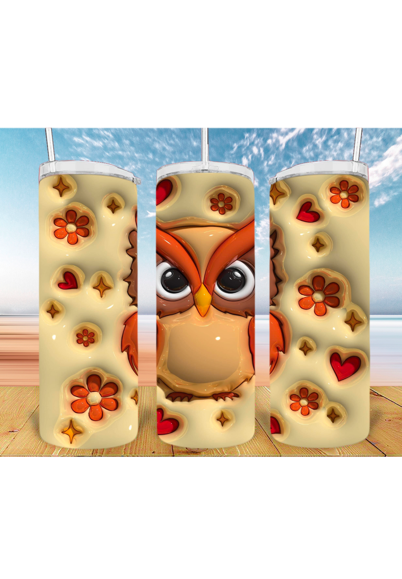 3D 20oz Tumbler Sublimation Print