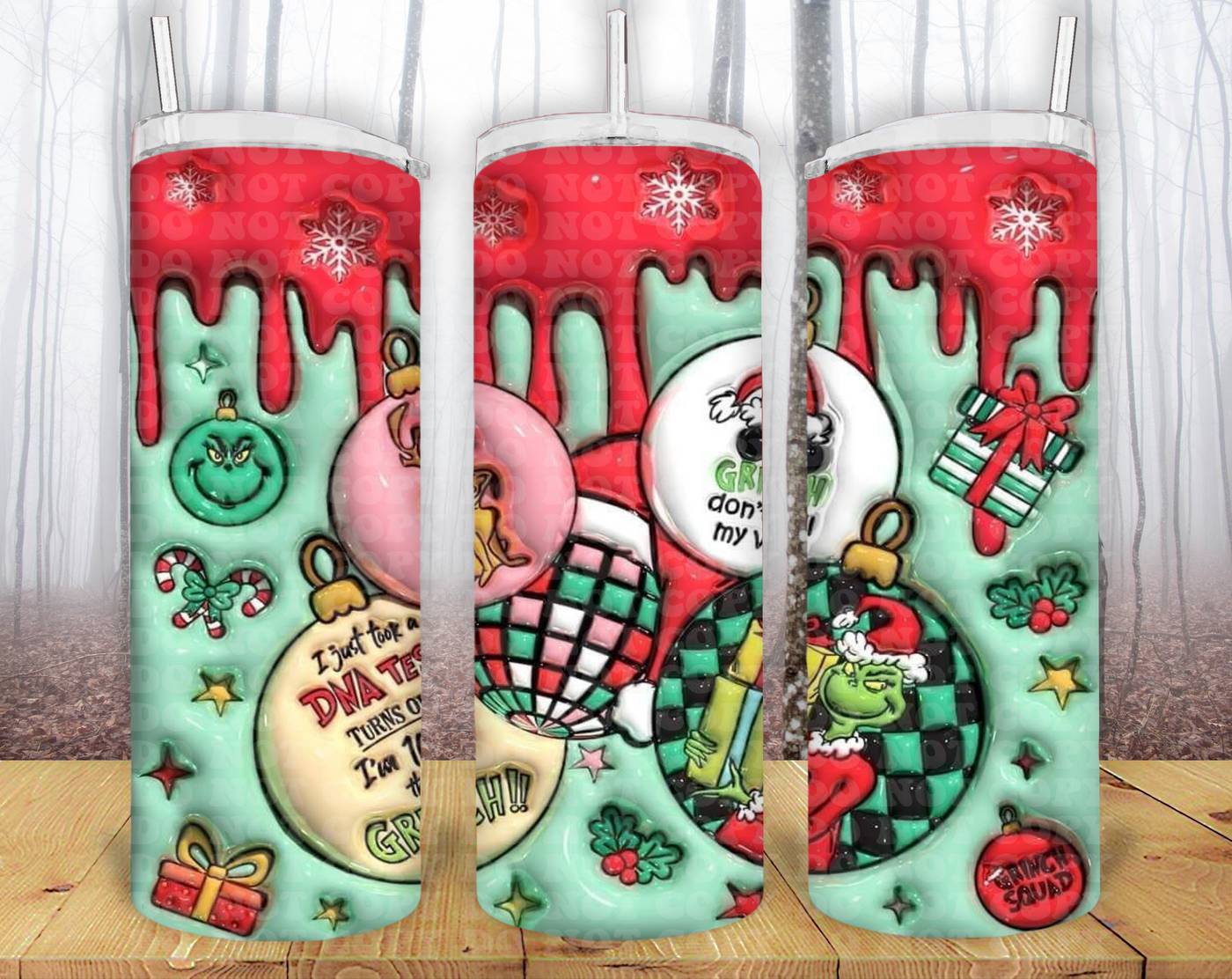 3D 20oz Tumbler Sublimation Print